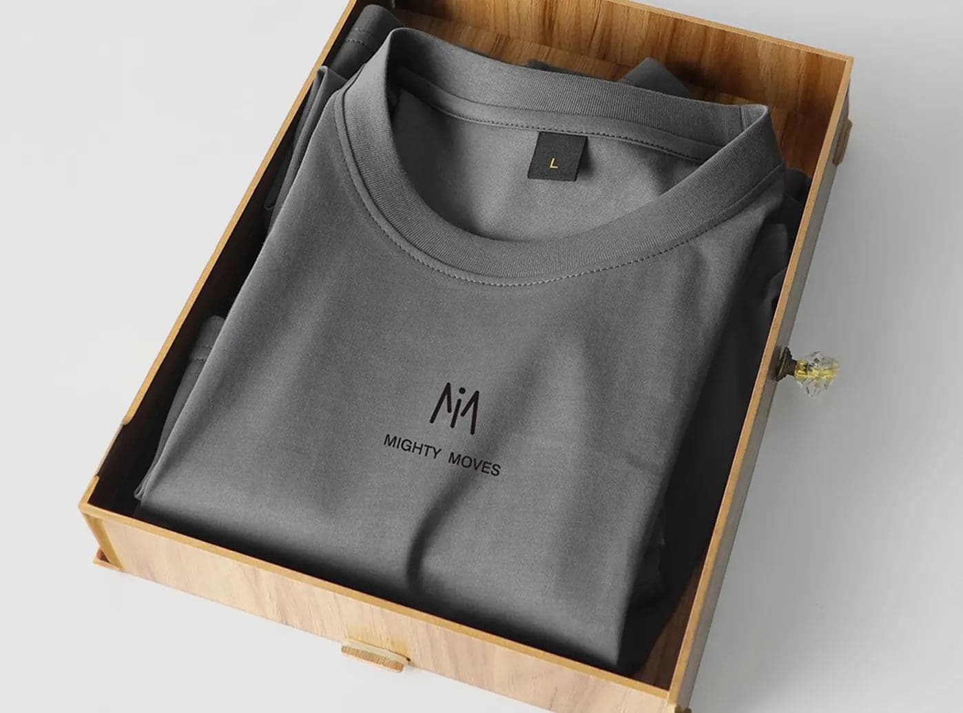 Fittington Mercerized Cotton T-shirt V3-Soft Breathable Crew Neck Tee Wrinkle-Resistant Everyday Basic Shirt for Casual & Layering