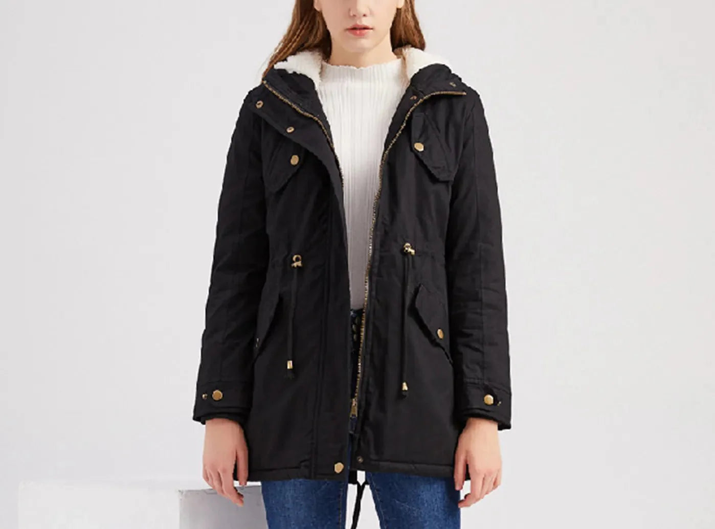 FitVille Women's Winter Hooded Parka - 5