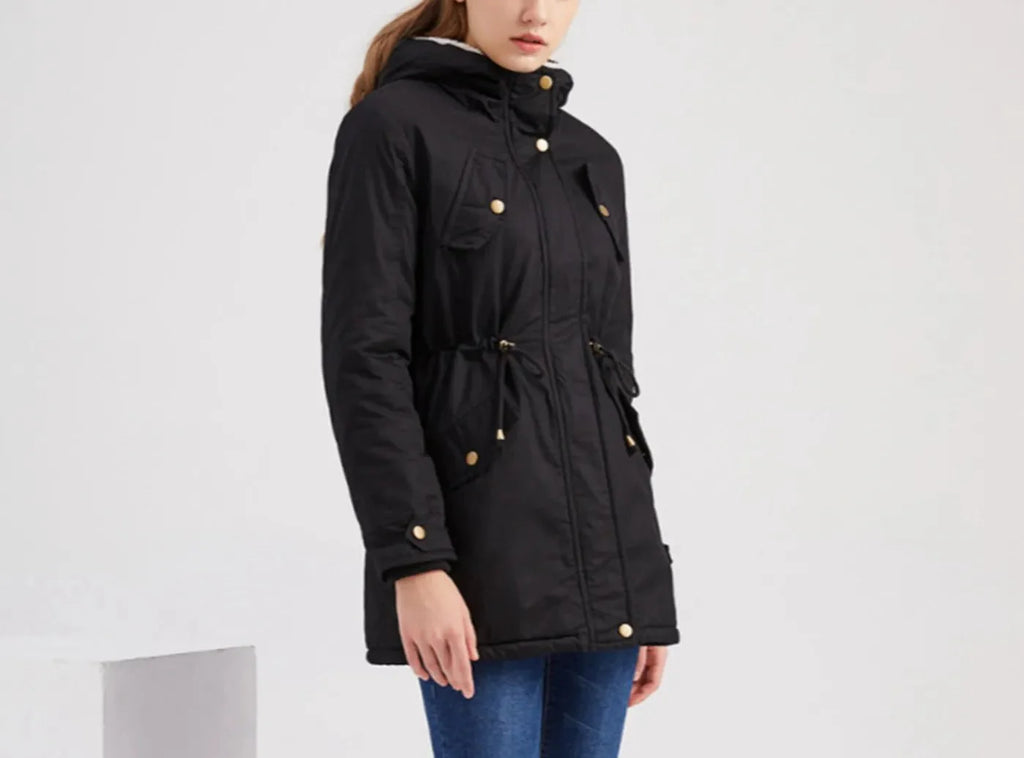 FitVille Women's Winter Hooded Parka - 4