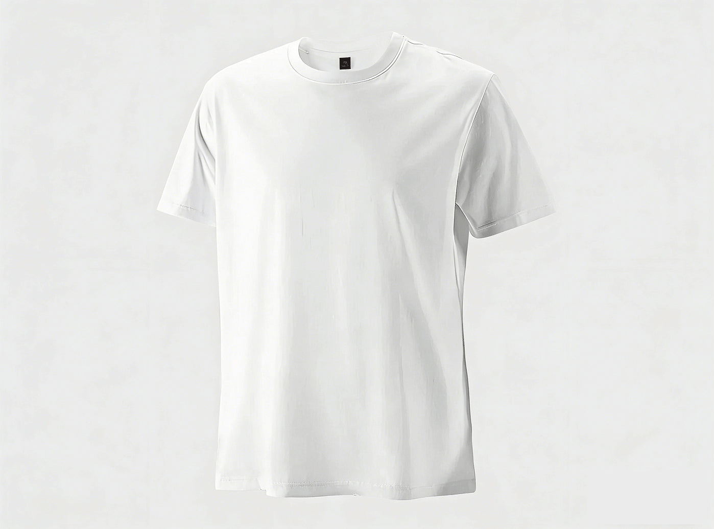 Fittington Mercerized Cotton T-shirt V3-Soft Breathable Crew Neck Tee Wrinkle-Resistant Everyday Basic Shirt for Casual & Layering